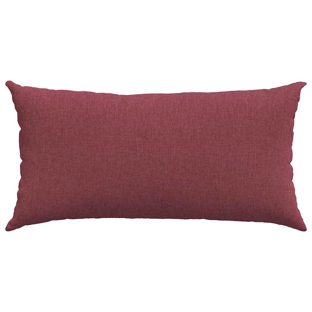Sofa Pillows 2 pcs Wine Red 80 x 40 cm Fabric